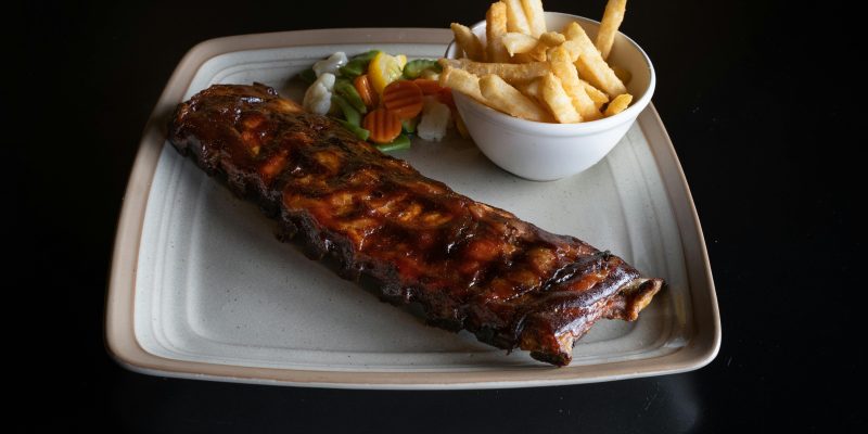 Gegrilde spareribs